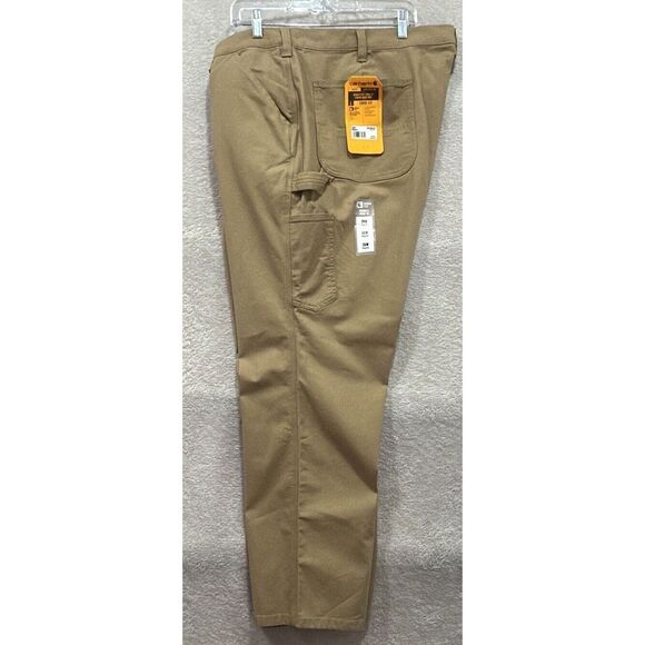 Carhartt Women Plus 26W Original Fit Crawford Carpenter Pants Tan Rugged Flex - Picture 9 of 10